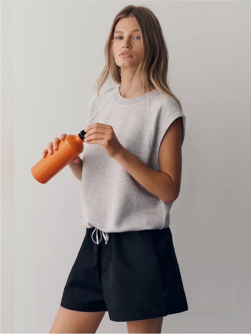 NWT Varley Salome Raglan Tee
